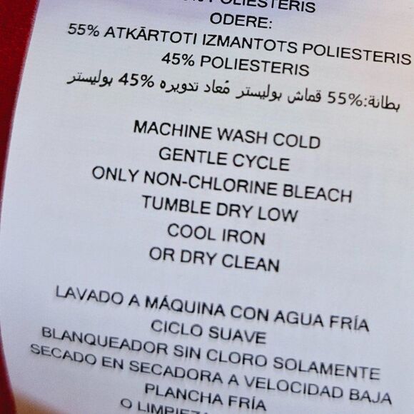 NWT MICHAEL KORS FAUX WRAP OPTIC ORANGE SIDE ZIP RUFFLE FRONT DRESS MSRP $165 - Picture 14 of 14